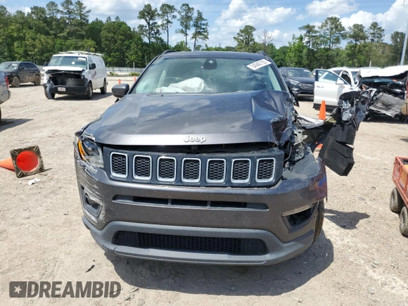 2019 Jeep Compass Latitude with VIN 3C4NJCBB7KT699300, listed as a Copart auction lot 54940155 with 64,843 mi miles and Salvage title. Bid and sale history available at DreamBid. Image 5.
