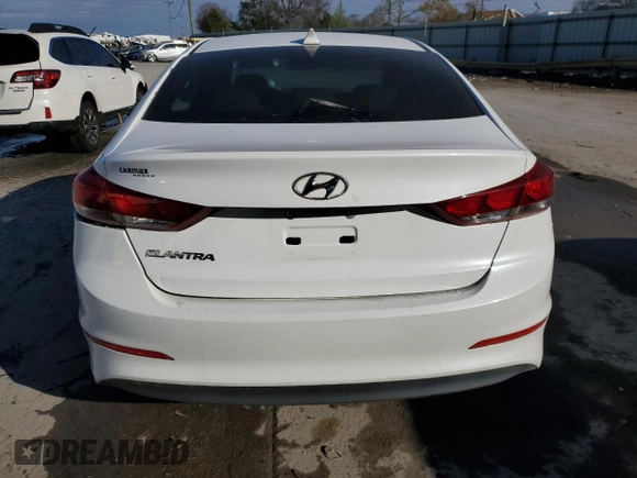 2018 Hyundai Elantra SEL with VIN 5NPD84LF3JH365021, listed as a Copart auction lot 81821454 with 90,698 mi miles and Salvage Title. Bid and sale history available at DreamBid. Image 6.