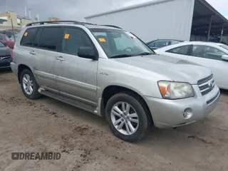 2006 Toyota Highlander Hybrid with VIN JTEDW21A160001634, listed as a IAAI auction lot 41899340 with 1 mi miles. Bid and sale history available at carsss.com. Image 1.