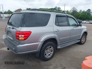 2003 Toyota Sequoia SR5 with VIN 5TDBT44A93S170594, listed as a IAAI auction lot 42251396 with 218,620 mi miles and . Bid and sale history available at DreamBid. Image 4.