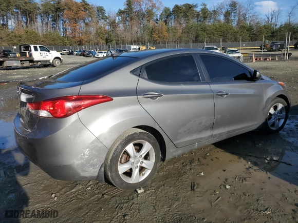 2013 Hyundai Elantra GLS PZEV with VIN 5NPDH4AE3DH391326, listed as a Copart auction lot 82434014 with 127,899 mi miles and Salvage Title. Bid and sale history available at carsss.com. Image 3.