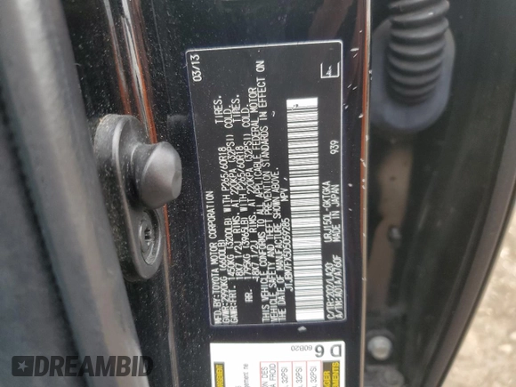 2013 Lexus GX 460 with VIN JTJBM7FX5D5059285, listed as a Copart auction lot 52699125 with 102,884 mi miles and Salvage title. Bid and sale history available at DreamBid. Image 14.