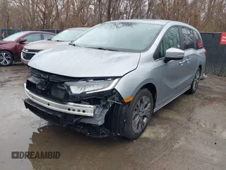 2025 Honda Odyssey Touring с VIN 5FNRL6H85SB028084, выставлен на аукционе IAAI как лот 41822857 с пробегом 3 784 миль миль и . История ставок и продаж доступна на DreamBid. Изображение 19.