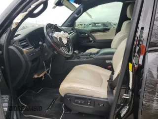 2019 Lexus LX with VIN JTJHY7AX7K4292383, listed as a Copart auction lot 82715804 with 0 mi miles and Salvage Title. Bid and sale history available at carsss.com. Image 7.