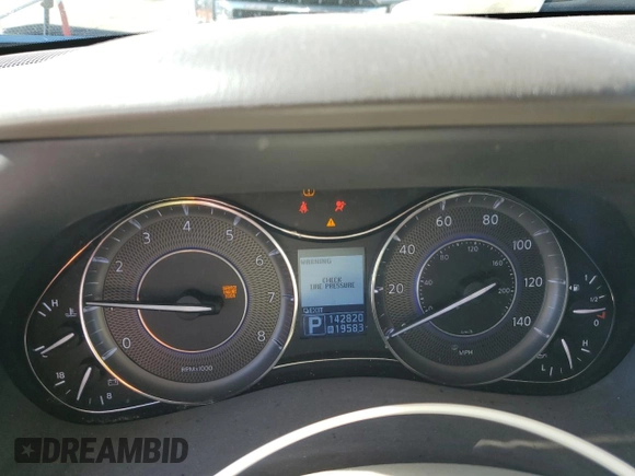 2012 Infiniti QX56 7-passenger with VIN JN8AZ2NE1C9017744, listed as a Copart auction lot 52988725 with 142,820 mi miles and Salvage title. Bid and sale history available at DreamBid. Image 9.