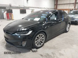 2019 Tesla Model X P90D with VIN 5YJXCAE4XKF180356, listed as a IAAI auction lot 42087926 with 79,041 mi miles. Bid and sale history available at carsss.com. Image 20.