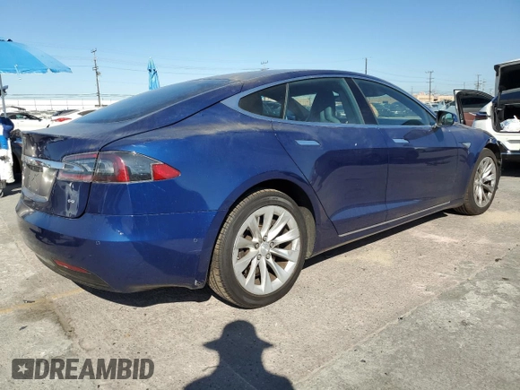 2016 Tesla Model S 70 with VIN 5YJSA1E14GF160066, listed as a Copart auction lot 62452545 with 79,860 mi miles and Salvage title. Bid and sale history available at DreamBid. Image 3.