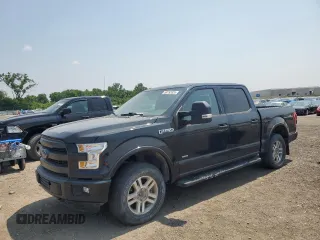 2015 Ford F-150 XLT with VIN 1FTEW1EG4FFA60210, listed as a Copart auction lot 59752825 with 323,475 mi miles and Salvage title. Bid and sale history available at DreamBid. Image 1.