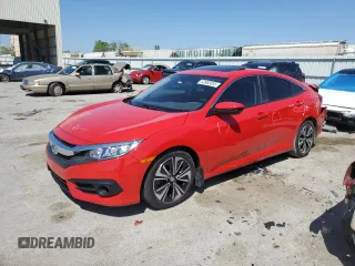 2018 Honda Civic EX-T z VIN JHMFC1F3XJX015332, wystawiony jako Copart lot #53982055 z przebiegiem 107 271 mil mil oraz Szkoda całkowita • Salvage title. Historia ofert i sprzedaży dostępna na DreamBid. Obrazek 1.