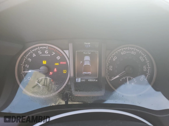2021 Toyota Tacoma SR with VIN 3TMCZ5AN0MM395357, listed as a Copart auction lot 87086684 with 48,664 mi miles and Salvage title. Bid and sale history available at DreamBid. Image 9.