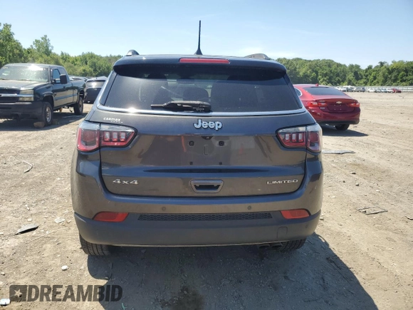 2018 Jeep Compass Limited z VIN 3C4NJDCB9JT143430, wystawiony jako Copart lot #60709655 z przebiegiem 87 539 mil mil oraz Szkoda całkowita • Salvage title. Historia ofert i sprzedaży dostępna na DreamBid. Obrazek 6.