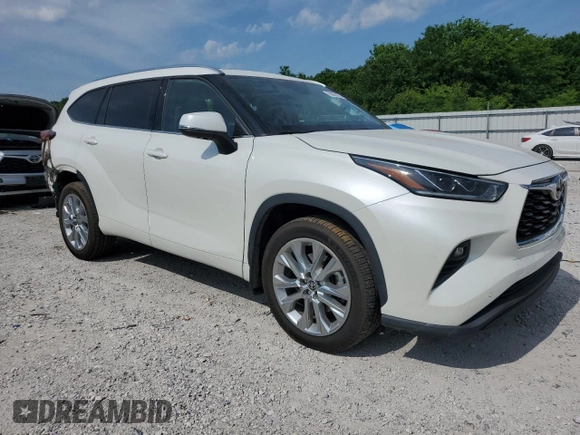 2021 Toyota Highlander Limited z VIN 5TDYZRAH3MS516325, wystawiony jako Copart lot #58806255 z przebiegiem 78 643 mil mil oraz Szkoda całkowita • Salvage title. Historia ofert i sprzedaży dostępna na DreamBid. Obrazek 4.