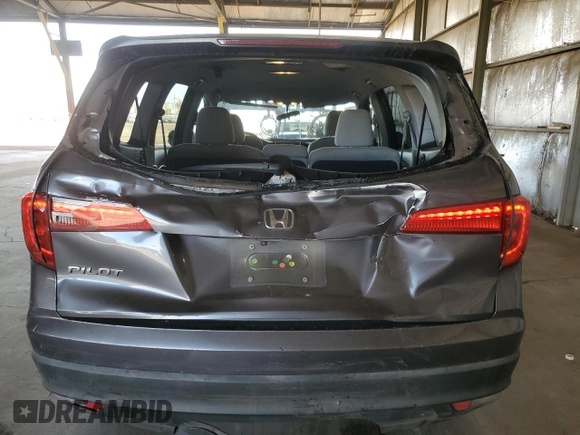 2016 Honda Pilot LX with VIN 5FNYF5H12GB019365, listed as a Copart auction lot 45797055 with 232,647 mi miles and Salvage Title. Bid and sale history available at DreamBid. Image 6.