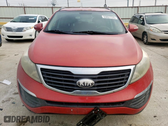 2013 Kia Sportage LX with VIN KNDPB3A25D7462917, listed as a Copart auction lot 55827725 with 230,877 mi miles and Clean title. Bid and sale history available at DreamBid. Image 5.