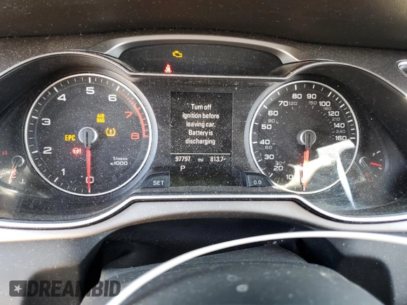 2014 Audi A4 Premium z VIN WAUAFAFL8EA073030, wystawiony jako Copart lot #50244075 z przebiegiem 97 797 mil mil oraz Szkoda całkowita • Salvage title. Historia ofert i sprzedaży dostępna na DreamBid. Obrazek 9.