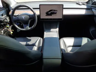 2023 Tesla Model 3 with VIN 5YJ3E1EA4PF615975, listed as a Copart auction lot 58845405 with 38,927 mi miles and Salvage title. Bid and sale history available at DreamBid. Image 8.