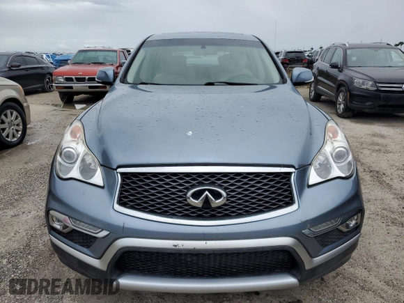 2017 Infiniti QX50 with VIN JN1BJ0RP8HM380881, listed as a Copart auction lot 74816544 with 0 mi miles and Salvage Title. Bid and sale history available at carsss.com. Image 5.