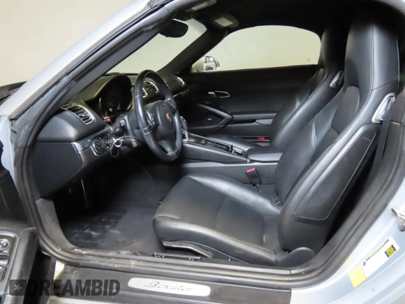 2014 Porsche Boxster with VIN WP0CA2A83ES120705, listed as a Copart auction lot 48166935 with 65,603 mi miles and Salvage title. Bid and sale history available at DreamBid. Image 9.