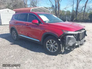 2019 Hyundai Santa Fe SEL with VIN 5NMS33AD9KH027591, listed as a IAAI auction lot 41708132 with 98,630 mi miles. Bid and sale history available at carsss.com. Image 1.