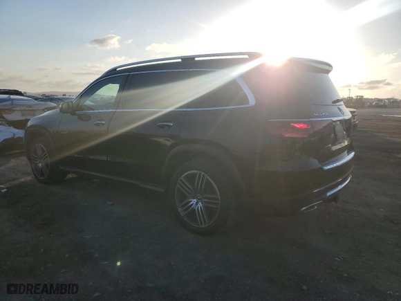 2024 Mercedes-Benz GLS with VIN 4JGFF5KE7RB171145, listed as a Copart auction lot 43119985 with 14,237 mi miles and Salvage Title. Bid and sale history available at carsss.com. Image 2.