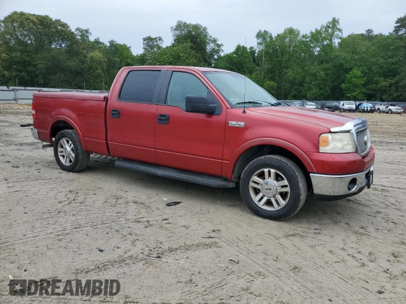 2007 Ford F-150 XLT with VIN 1FTPW12V77FA68590, listed as a Copart auction lot 56565435 with 196,268 mi miles and Salvage title. Bid and sale history available at DreamBid. Image 4.