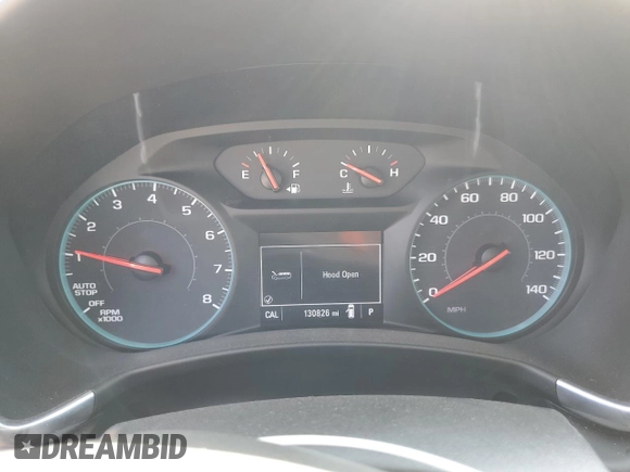 2018 Chevrolet Equinox LT with VIN 3GNAXSEV4JL323544, listed as a Copart auction lot 53629485 with 130,826 mi miles and Clean Title. Bid and sale history available at carsss.com. Image 9.