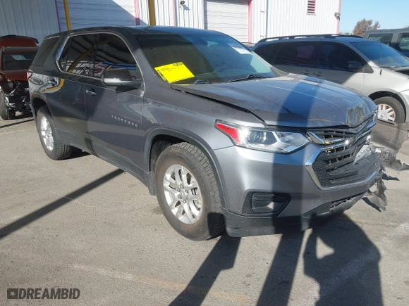 2021 Chevrolet Traverse LS with VIN 1GNERFKW0MJ198778, listed as a IAAI auction lot 41022540 with 47,407 mi miles. Bid and sale history available at carsss.com. Image 1.