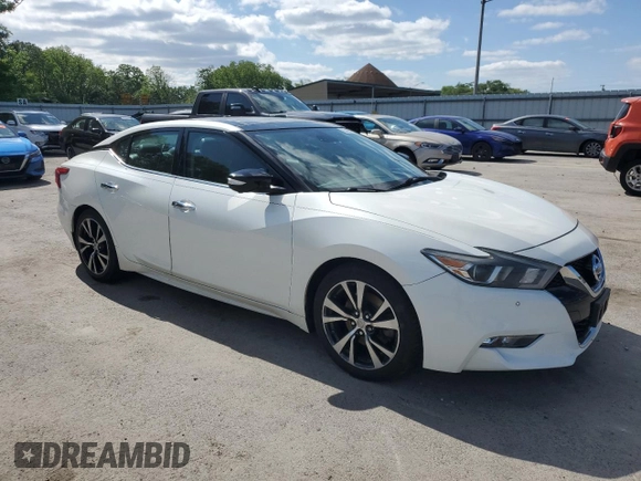 2018 Nissan Maxima SV with VIN 1N4AA6AP5JC401193, listed as a Copart auction lot 57651605 with 63,757 mi miles and Salvage title. Bid and sale history available at DreamBid. Image 4.