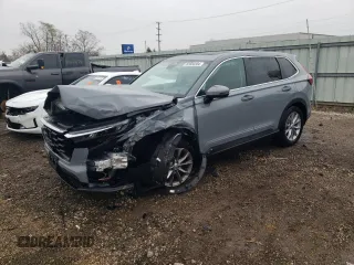 2025 Honda CR-V EX-L with VIN 7FARS4H76SE006985, listed as a Copart auction lot 82050204 with 1,908 mi miles and Salvage Title. Bid and sale history available at DreamBid. Image 1.