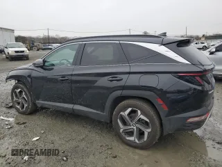 2022 Hyundai Tucson Limited with VIN 5NMJECAEXNH100969, listed as a Copart auction lot 44504275 with 24,479 mi miles and Salvage Title. Bid and sale history available at carsss.com. Image 2.