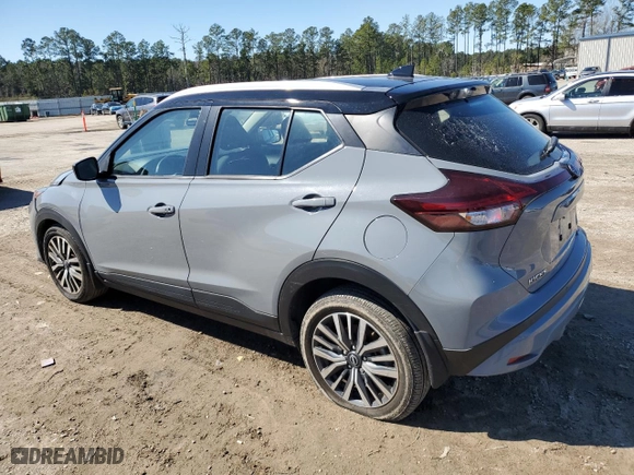 2023 Nissan Kicks SV with VIN 3N1CP5CVXPL519716, listed as a Copart auction lot 46355125 with 13,317 mi miles and Salvage Title. Bid and sale history available at carsss.com. Image 2.