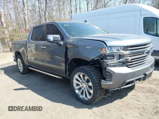 2019 Chevrolet Silverado 1500 High Country with VIN 1GCUYHEL7KZ368623, listed as a IAAI auction lot 41710087 with 101,074 mi miles. Bid and sale history available at carsss.com. Image 1.