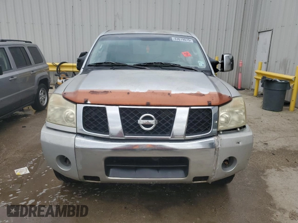 2005 Nissan Titan XE with VIN 1N6AA07A85N500589, listed as a Copart auction lot 43619075 with Not Provided miles and Clean Title. Bid and sale history available at DreamBid. Image 5.