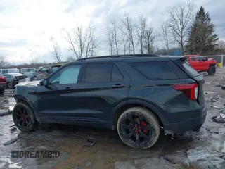 2023 Ford Explorer ST with VIN 1FM5K8GC8PGA21562, listed as a IAAI auction lot 41606365 with 11,137 mi miles. Bid and sale history available at carsss.com. Image 15.