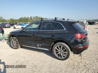2021 Audi SQ5 Premium Plus with VIN WA1B4AFY7M2035672, listed as a Copart auction lot 74960434 with 25,217 mi miles and Salvage Title. Bid and sale history available at DreamBid. Image 2.