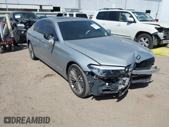 2020 BMW 5 Series 530i with VIN WBAJR3C09LWW65629, listed as a IAAI auction lot 41827147 with 24,324 mi miles and . Bid and sale history available at DreamBid. Image 1.