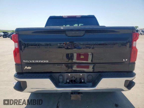 2023 Chevrolet Silverado 1500 LT with VIN 2GCPACEDXP1125286, listed as a Copart auction lot 52520495 with 44,780 mi miles and Salvage Title. Bid and sale history available at DreamBid. Image 6.