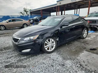 2013 Kia Optima EX z VIN 5XXGN4A79DG162815, wystawiony jako Copart lot #59282275 z przebiegiem 163 920 mil mil oraz Szkoda całkowita • Salvage title. Historia ofert i sprzedaży dostępna na DreamBid. Obrazek 1.