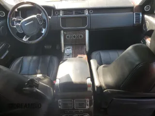 2015 Land Rover Range Rover Supercharged z VIN SALGS2TF2FA241400, wystawiony jako Copart lot #48969725 z przebiegiem Nie podano mil oraz Czysty tytuł • Clean title. Historia ofert i sprzedaży dostępna na DreamBid. Obrazek 8.