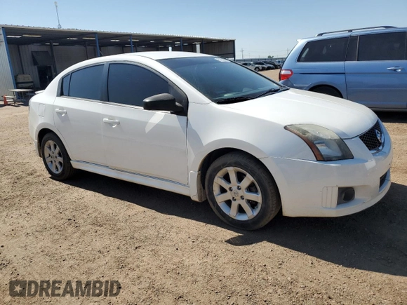 2012 Nissan Sentra S with VIN 3N1AB6AP0CL721636, listed as a Copart auction lot 61998545 with 132,361 mi miles and Clean title. Bid and sale history available at DreamBid. Image 4.