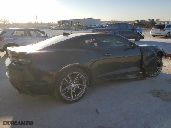 2019 Chevrolet Camaro 1LT with VIN 1G1FB1RX5K0115599, listed as a Copart auction lot 49748975 with 134,054 mi miles and Salvage Title. Bid and sale history available at carsss.com. Image 3.