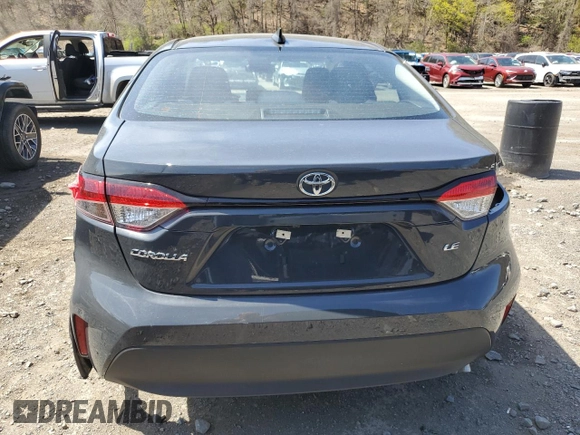 2024 Toyota Corolla LE with VIN 5YFB4MDE0RP212295, listed as a Copart auction lot 54230915 with 8,237 mi miles and Salvage Title. Bid and sale history available at carsss.com. Image 6.
