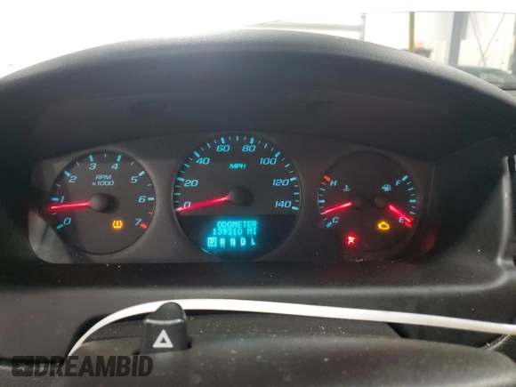 2014 Chevrolet Impala LS with VIN 2G1WA5E34E1173578, listed as a Copart auction lot 43171965 with 139,310 mi miles and Salvage Title. Bid and sale history available at DreamBid. Image 9.
