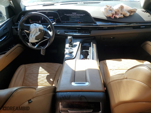 2021 Cadillac Escalade Sport with VIN 1GYS4FKL8MR285811, listed as a Copart auction lot 69693544 with 49,793 mi miles and Salvage Title. Bid and sale history available at carsss.com. Image 8.