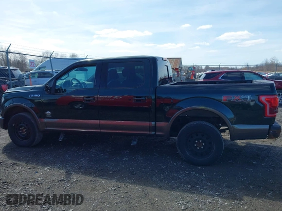 2015 Ford F-150 XLT with VIN 1FTEW1EGXFFC82332, listed as a IAAI auction lot 41922481 with 127,656 mi miles. Bid and sale history available at carsss.com. Image 14.