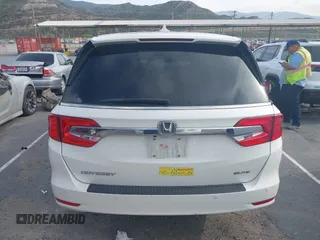 2018 Honda Odyssey Elite with VIN 5FNRL6H90JB024046, listed as a IAAI auction lot 42020880 with 45,536 mi miles. Bid and sale history available at carsss.com. Image 16.