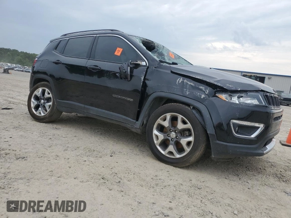 2021 Jeep Compass Limited with VIN 3C4NJCCB0MT572227, listed as a Copart auction lot 59085825 with Not provided miles and Salvage title. Bid and sale history available at DreamBid. Image 4.