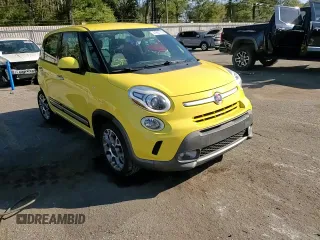 2014 FIAT 500L Trekking with VIN ZFBCFADH4EZ021618, listed as a Copart auction lot 41621115 with 130,143 mi miles and Salvage Title. Bid and sale history available at DreamBid. Image 13.