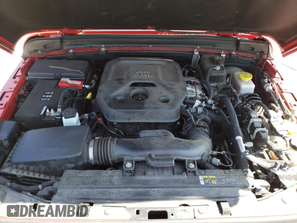 2019 Jeep Wrangler Unlimited Sport S with VIN 1C4HJXDN2KW634635, listed as a Copart auction lot 62107005 with 88,237 mi miles and Salvage title. Bid and sale history available at DreamBid. Image 12.