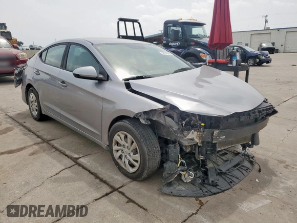 2017 Hyundai Elantra SE with VIN 5NPD74LF4HH134559, listed as a Copart auction lot 57276095 with 121,345 mi miles and Salvage title. Bid and sale history available at DreamBid. Image 4.